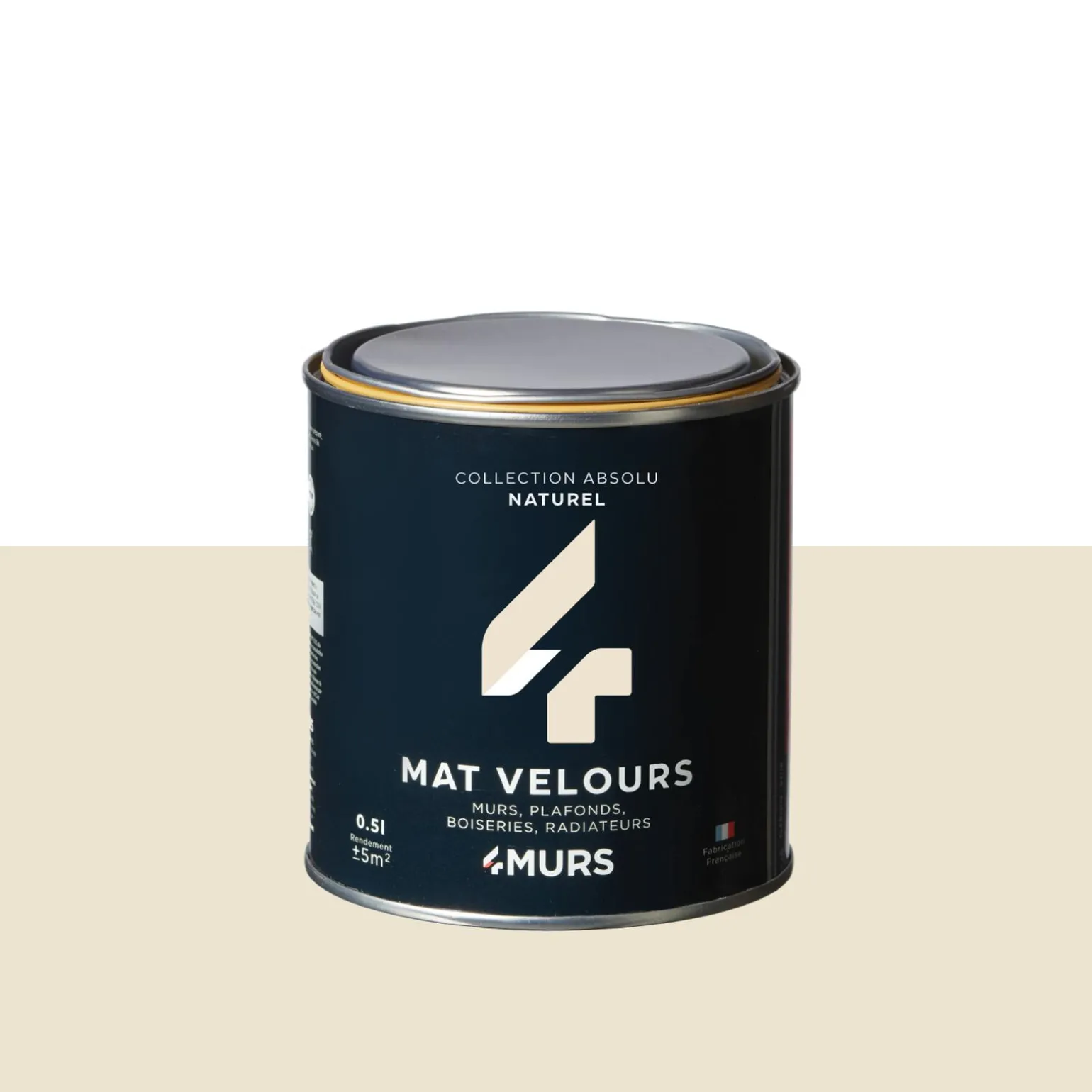 Absolu Peinture Finition Peinture naturel Mat 0,5 L - 4MURS