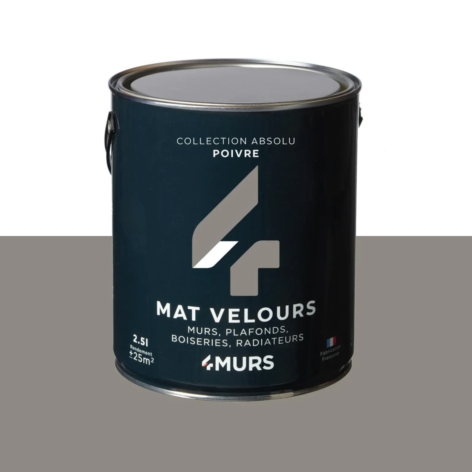 Absolu Peinture Multi-supports Peinture poivre 2,5 L - 4MURS