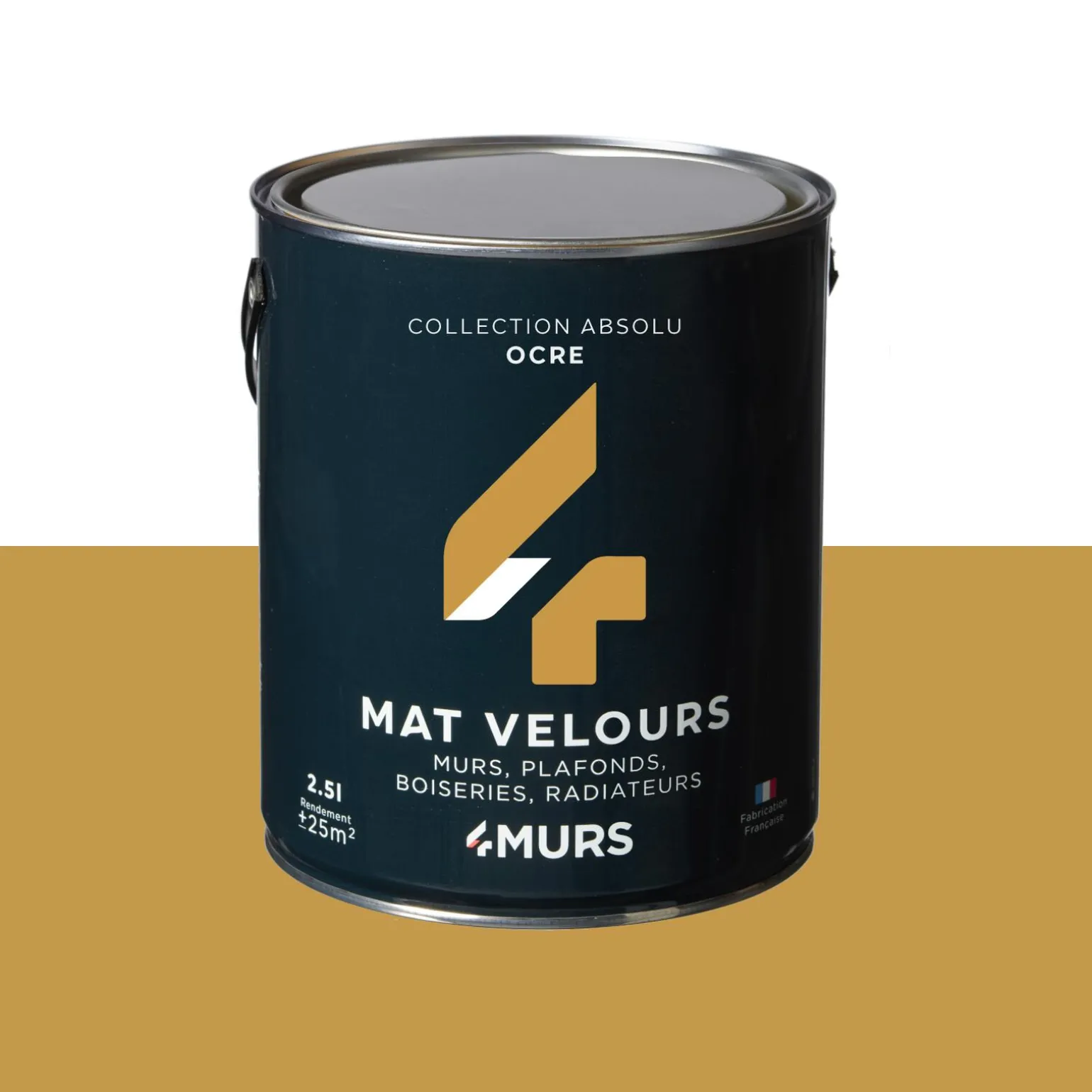 Absolu Peinture Multi-supports Peinture ocre 2,5 L - 4MURS