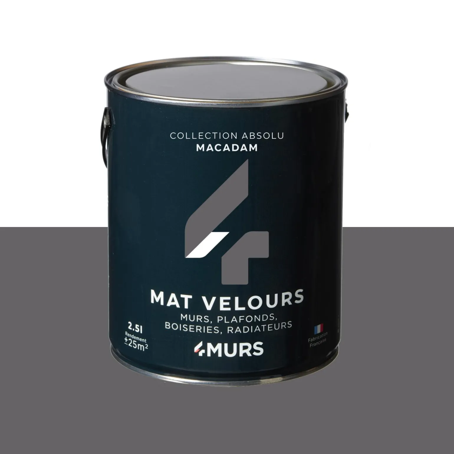 Absolu Peinture Multi-supports Peinture macadam 2,5 L - 4MURS