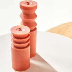 Amadeus Cades Bougie ESCALE PM coloris terracotta - 4MURS