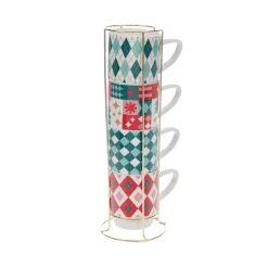 Amadeus Cades Coffret tasses SANTA Rouge, vert, blanc - 4MURS