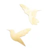 Amadeus Cades Déco murale métal COLIBRI coloris doré - 4MURS