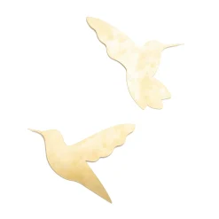 Amadeus Cades Déco murale métal COLIBRI coloris doré - 4MURS