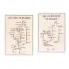 Amadeus Cades Plaque métal VINS coloris beige - 4MURS