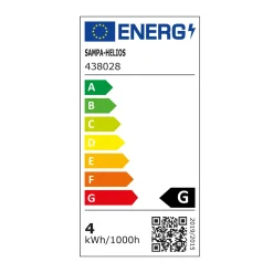 Ampoule LED E27 30W POIRE XL AMBRÉ jaune 30,3 x 16,8 cm - 4MURS