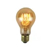 Ampoule LED GLOBE AMBRE FILAMENT 25W E27 jaune 10,5 x 6 cm - 4MURS