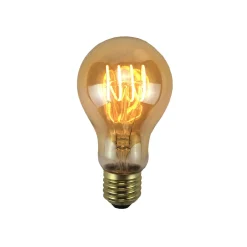 Ampoule LED GLOBE AMBRE FILAMENT 25W E27 jaune 10,5 x 6 cm - 4MURS