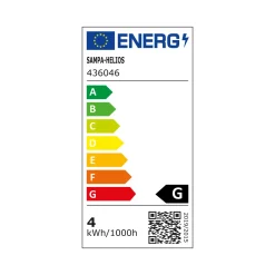 Ampoule LED GLOBE IRISÉ E27 12,5 CM multicolore 17,6 x 12,5 cm - 4MURS