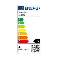 Ampoule LED GLOBE XL AMBER E27 20 CM jaune 24,1 x 20 cm - 4MURS