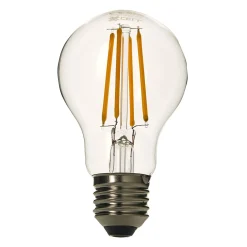 Ampoule LED SPHERE 60W E27 lumière chaude jaune 8 x 5 cm - 4MURS
