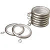 Anneaux ZEN coloris nickel givré diamètre barre 2,8 cm - 4MURS