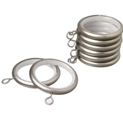 Anneaux ZEN coloris nickel givré diamètre barre 2,8 cm - 4MURS