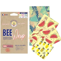 ANOTHER WAY Film alimentaire BEE WRAP coloris multicolore - 4MURS