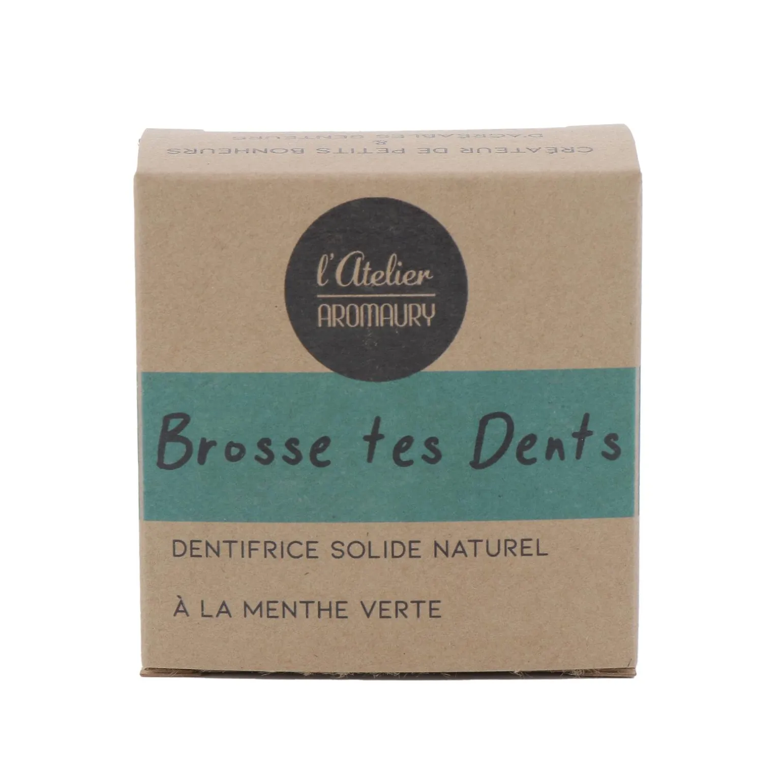 AROMAURY Dentifrice "BROSSE TES DENTS" Menthe verte - 4MURS