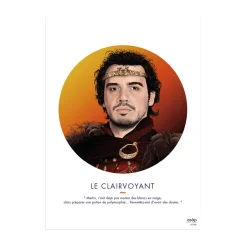 Asap Creative Studio Affiche LE CLAIRVOYANT 30 x 40 cm - 4MURS