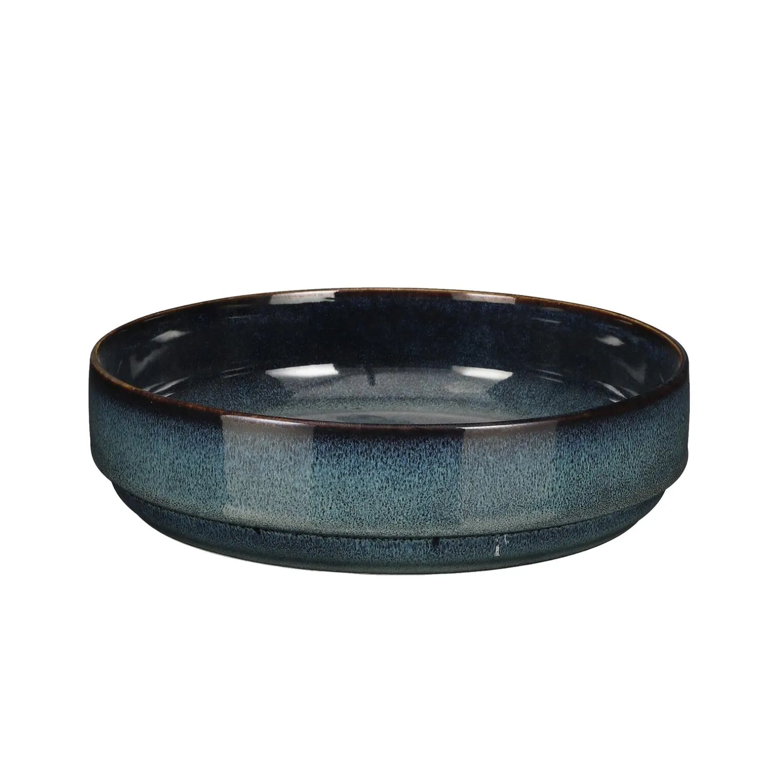 Assiette creuse NOUKA coloris bleu vert - 4MURS