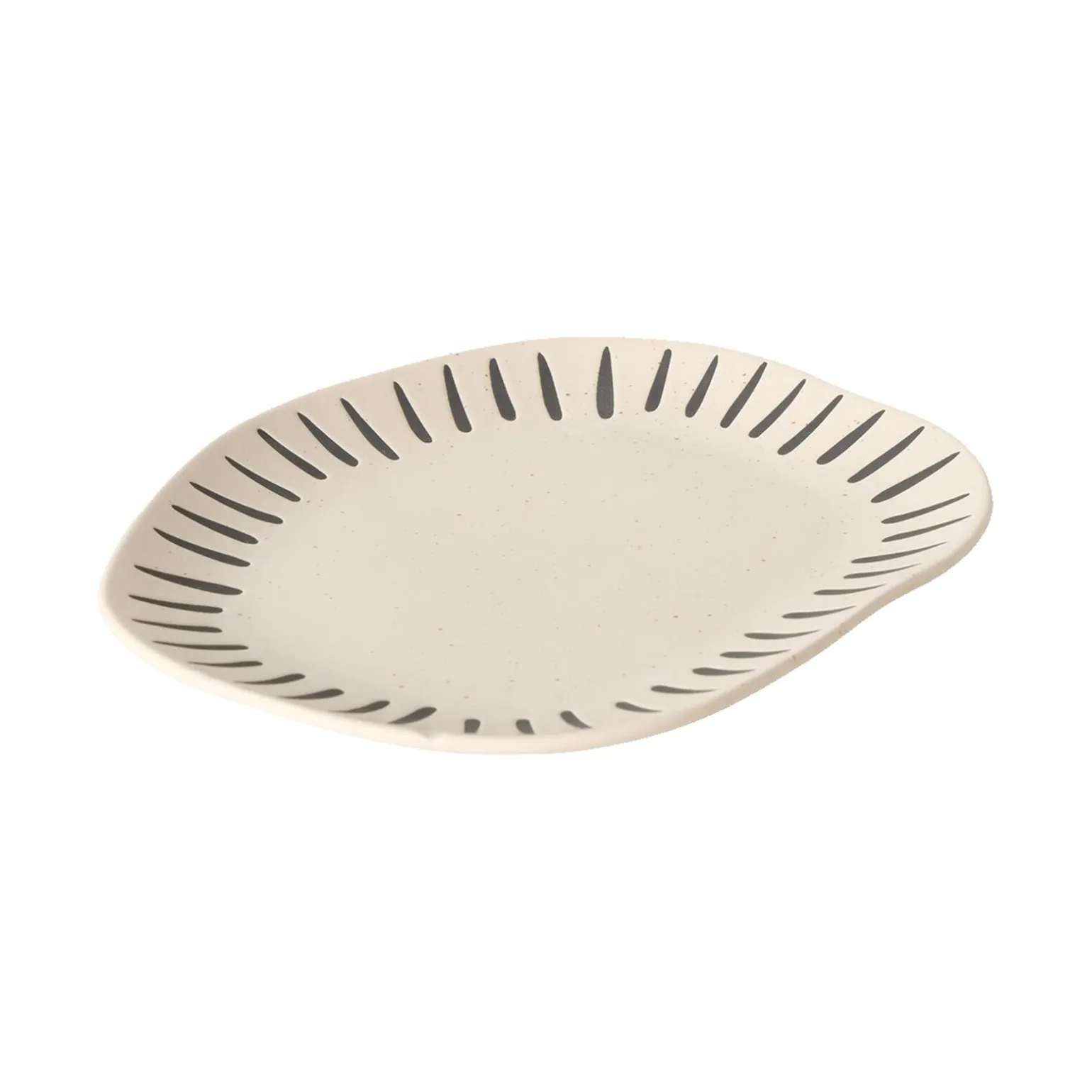 Assiette KENIA coloris beige - 4MURS
