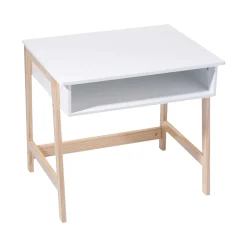 Atmosphera Bureau enfant AXEL coloris blanc - 4MURS