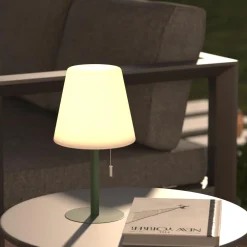 Atmosphera Lampe à poser ZACK coloris olive 30 x 16 cm - 4MURS