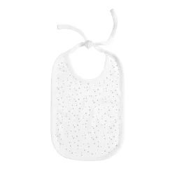 BAMBAM Bavoir PETIT POIS coloris blanc - 4MURS