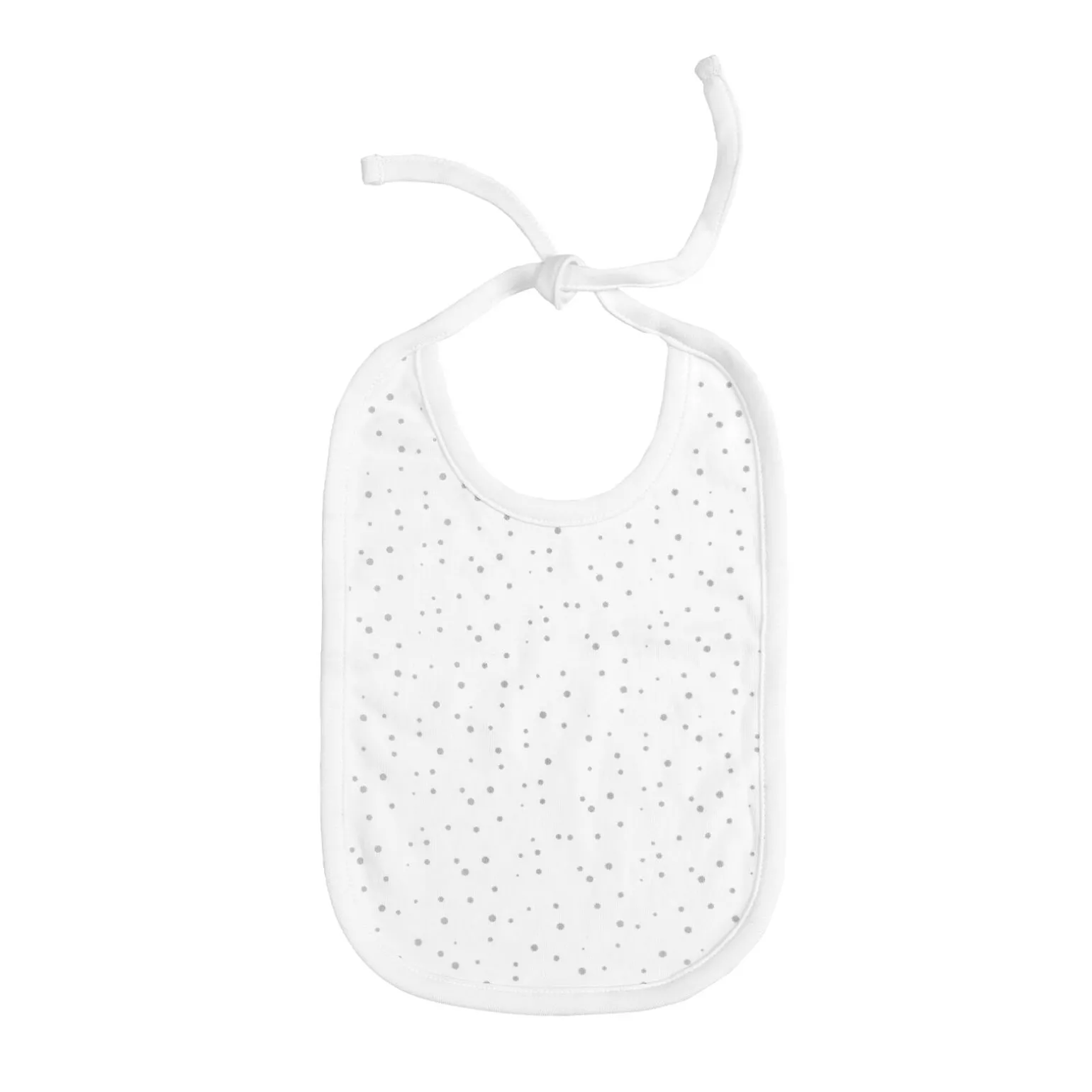BAMBAM Bavoir PETIT POIS coloris blanc - 4MURS