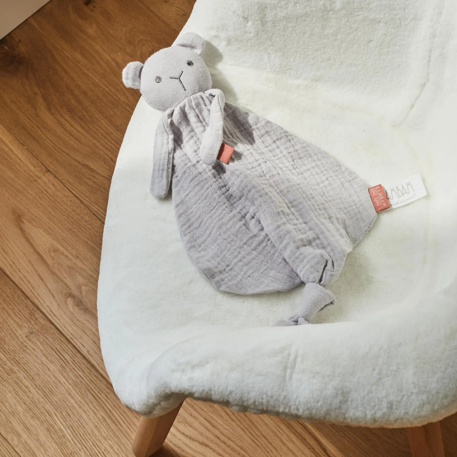 BAMBAM Doudou OURSON gris - 4MURS