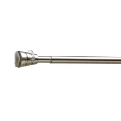 Barre à rideau ENTRE MURS nickel givré 2 cm de 90,0 à 150 cm - 4MURS