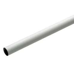 Barre à rideau VELOURS blanc grainé 2,8 cm 250 cm - 4MURS