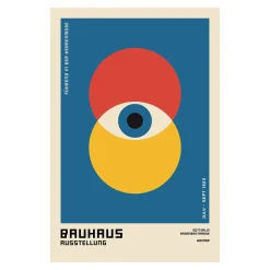 Blue Shaker Affiche BLUE EYE 30 x 40 cm - 4MURS