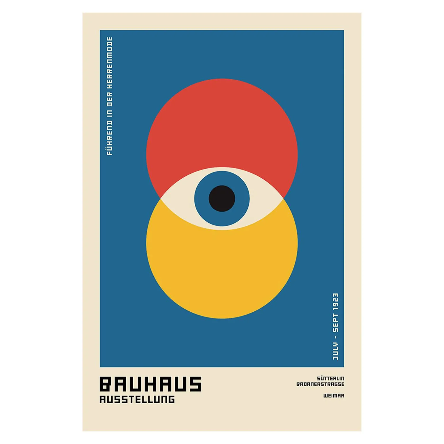 Blue Shaker Affiche BLUE EYE 30 x 40 cm - 4MURS