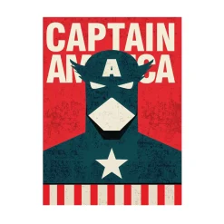 Blue Shaker Affiche CAPTAIN AMERICA 30 x 40 cm - 4MURS