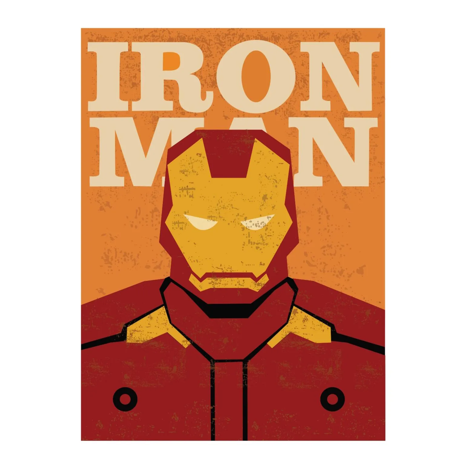 Blue Shaker Affiche IRON MAN 30 x 40 cm - 4MURS
