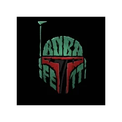 Blue Shaker Affiche LETTERS BOBAFETT 30 x 40 cm - 4MURS