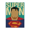 Blue Shaker Affiche SUPER MAN 30 x 40 cm - 4MURS