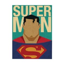 Blue Shaker Affiche SUPER MAN 30 x 40 cm - 4MURS