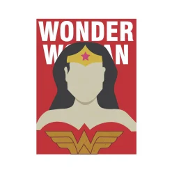 Blue Shaker Affiche WONDER WOMAN 30 x 40 cm - 4MURS