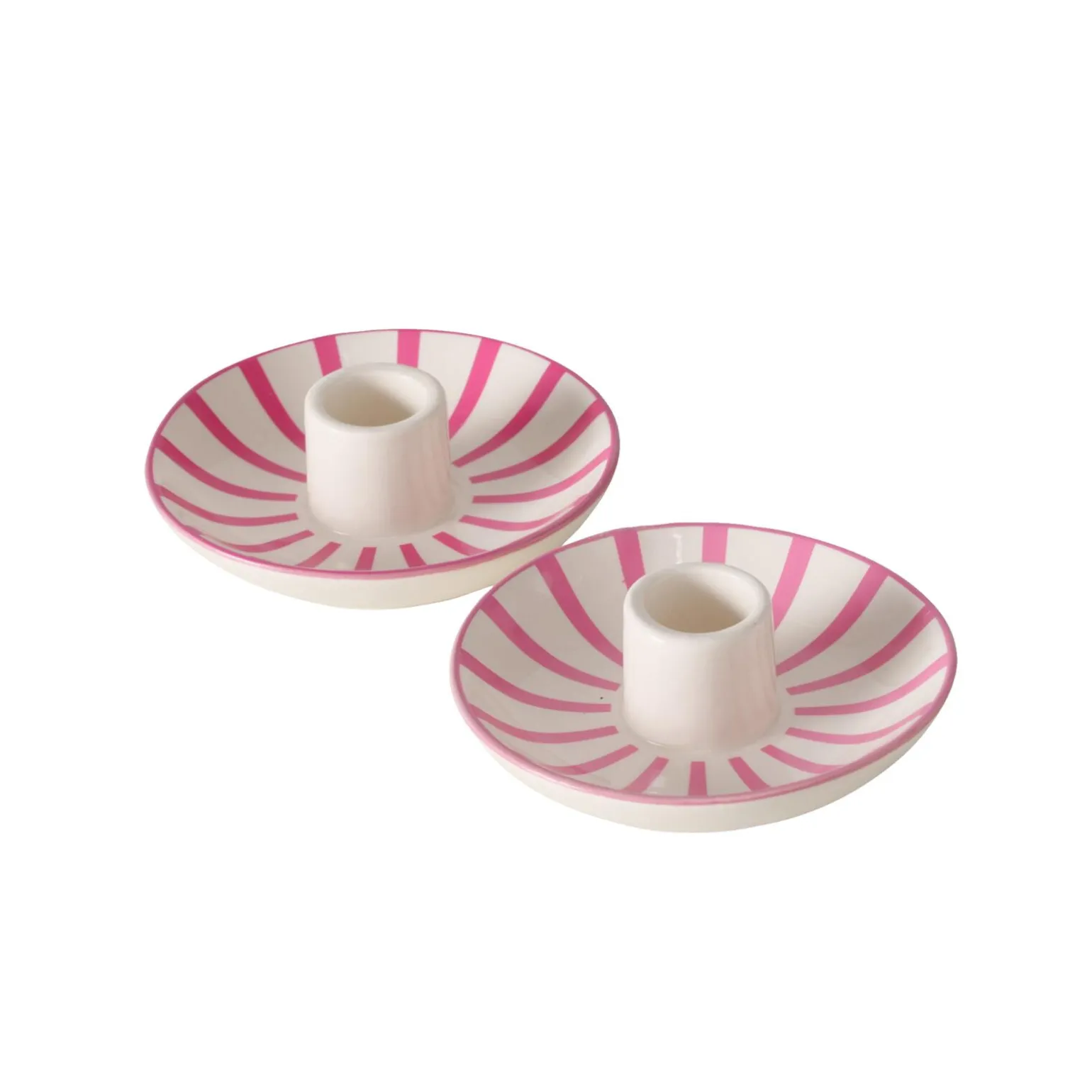 Bougeoir BLISSY coloris BLANC / ROSE - 4MURS
