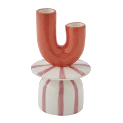 Bougeoir CORAIL coloris Blanc/Orange - 4MURS