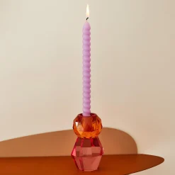 Bougeoir KOLLONI coloris Orange, violet, rose - 4MURS
