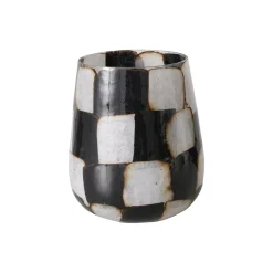Bougeoir MEDO coloris noir/blanc - 4MURS