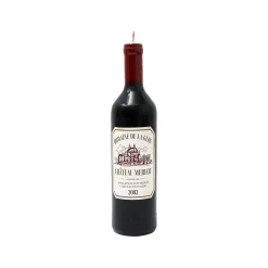 Bougie BOUTEILLE DE VIN coloris noir - 4MURS