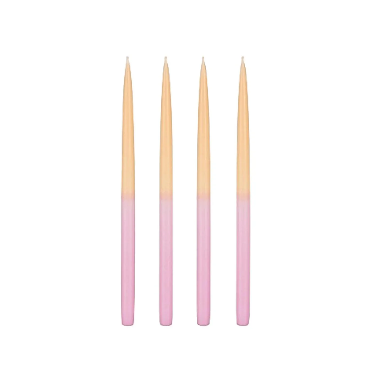 Bougie DIP-DYE coloris rose pêche - 4MURS