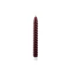 Bougie LED VOLUTA coloris bordeaux diamètre 2 cm - 4MURS