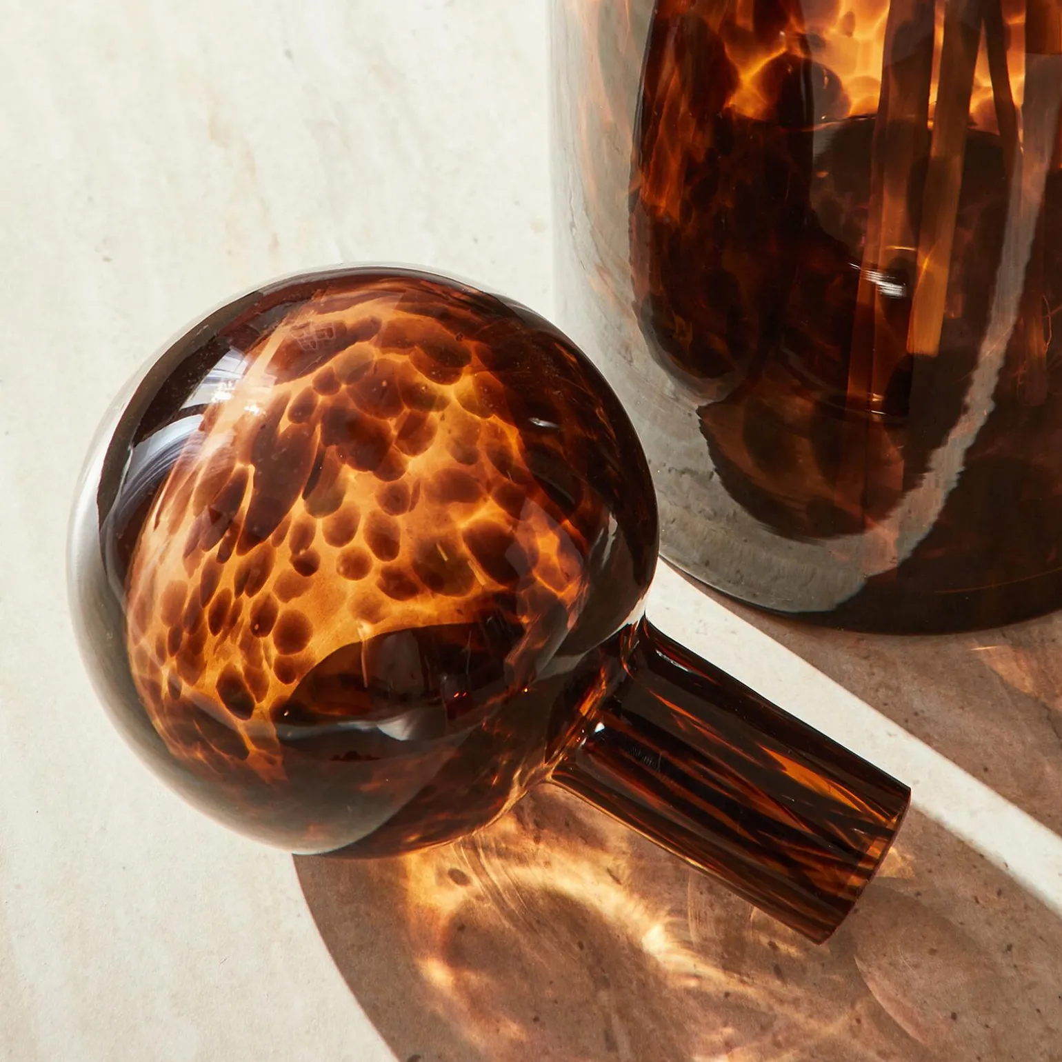 Bouteille décorative ROMA coloris noir marron - 4MURS