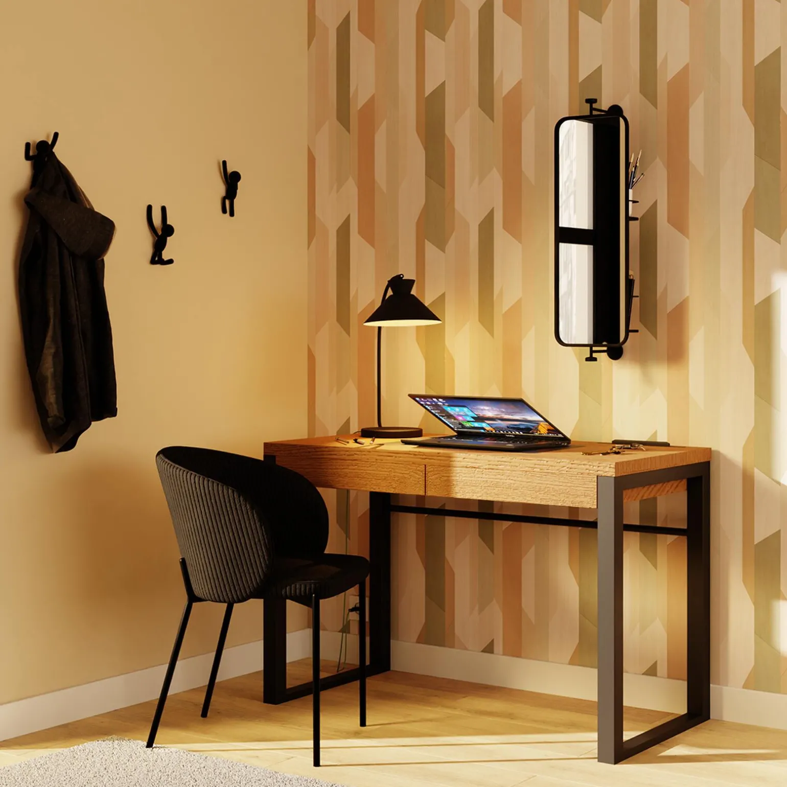 Bureau BECKETT coloris brun - 4MURS