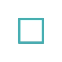 Cadre photo SLIMPYX 10 x 10 cm turquoise - 4MURS