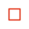 Cadre photo SLIMPYX 10 x 10 cm orange slimpyx - 4MURS