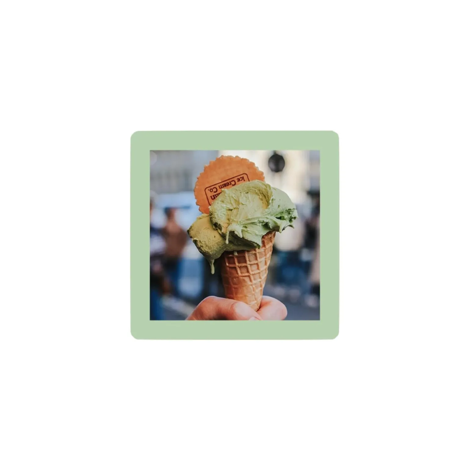 Cadre photo SLIMPYX 10 x 10 cm Park Green - 4MURS
