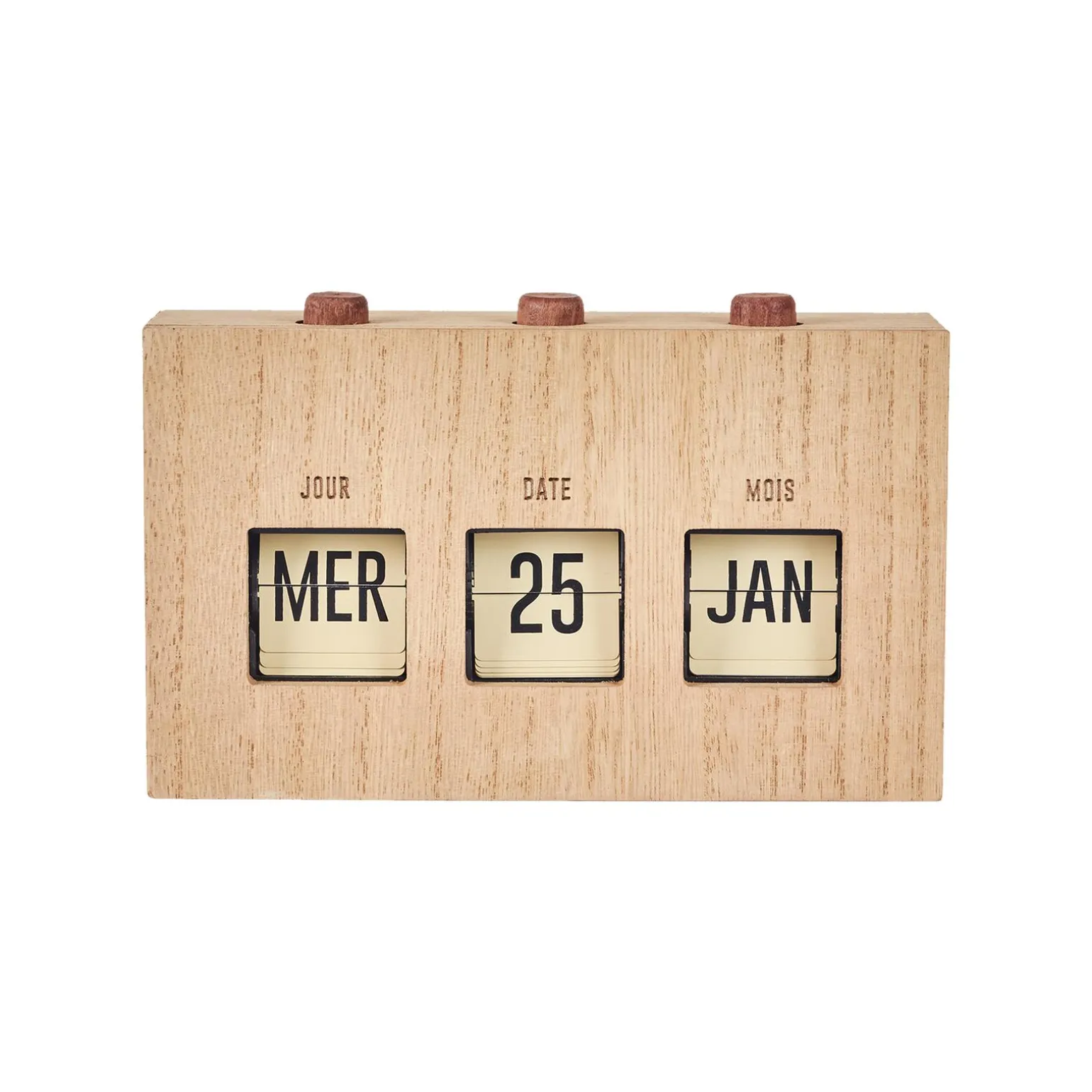 Calendrier FLIP FLAP coloris beige - 4MURS